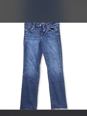 American Eagle Super Stretch Dark Wash Skinny Jeans Size 10 Regular